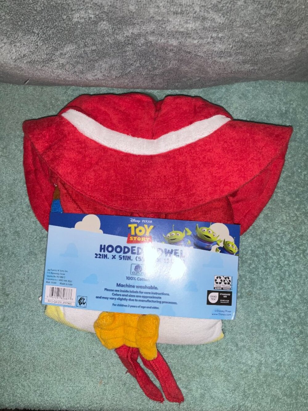 Boys/Girls Toy Story Hooded Towel